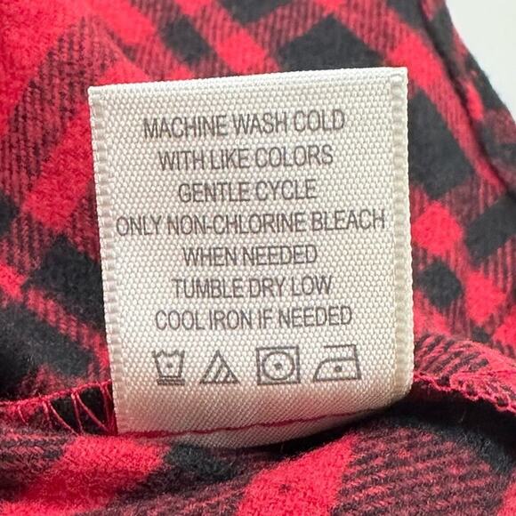 NWT | Madison + Hudson | Plaid Shirt Dress | Black/Red | Medium - Picture 10 of 12